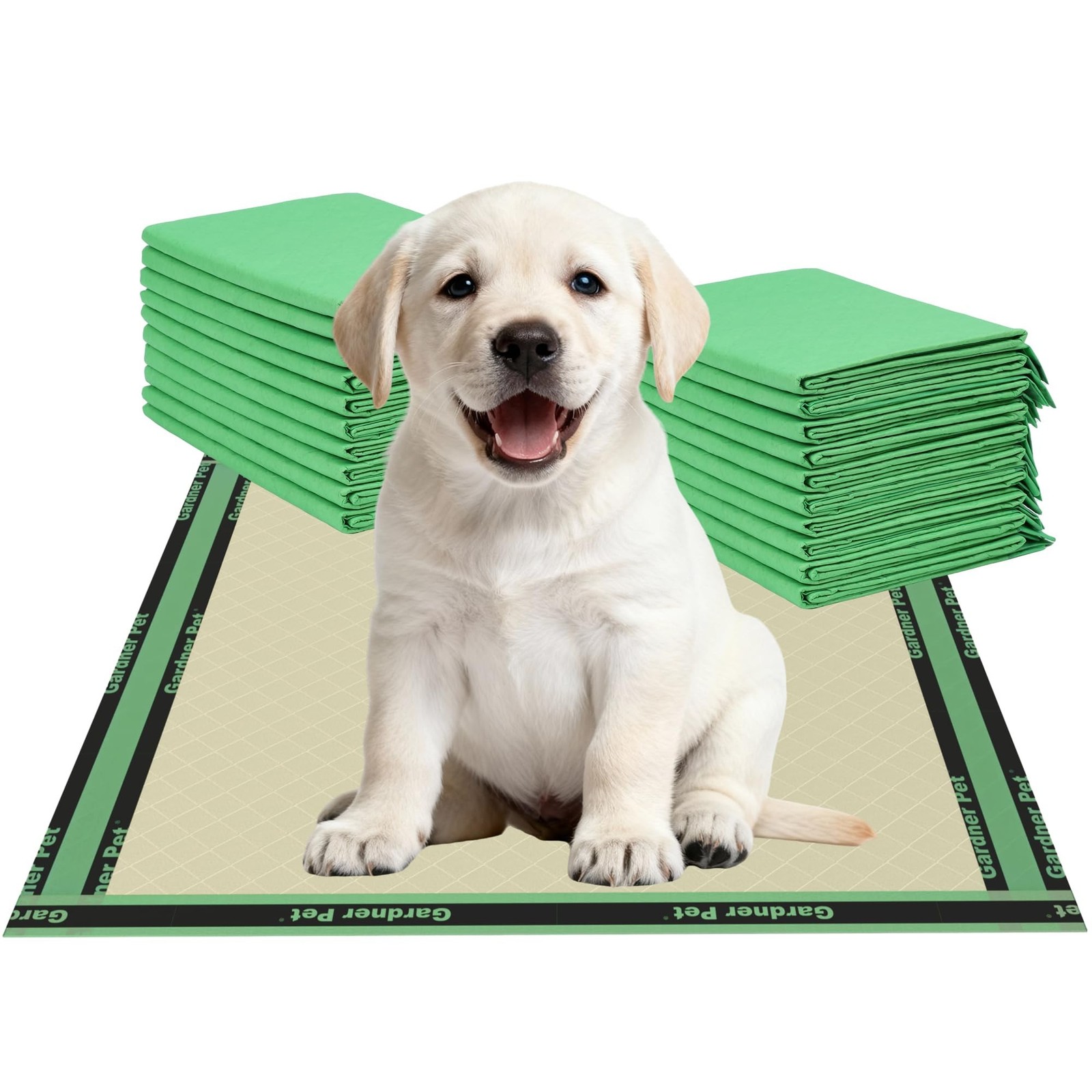Gardner Pet Disposable Puppy Pads XL, 22″ x 22″ Dog Pee Pads for Dogs, Super …