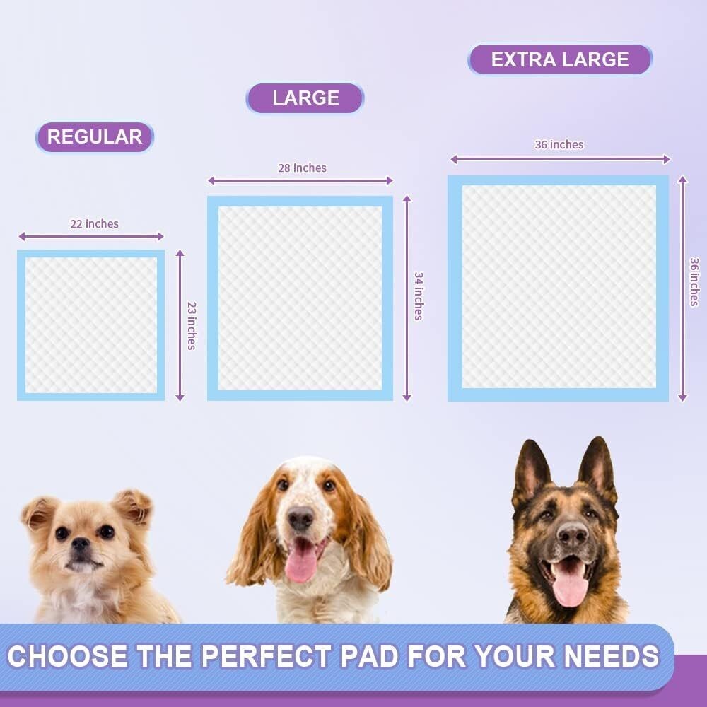 Puppy Pee Pads 22″x23″ 150 Count Dog Pee Training Pads Super Absorbent Leakproof