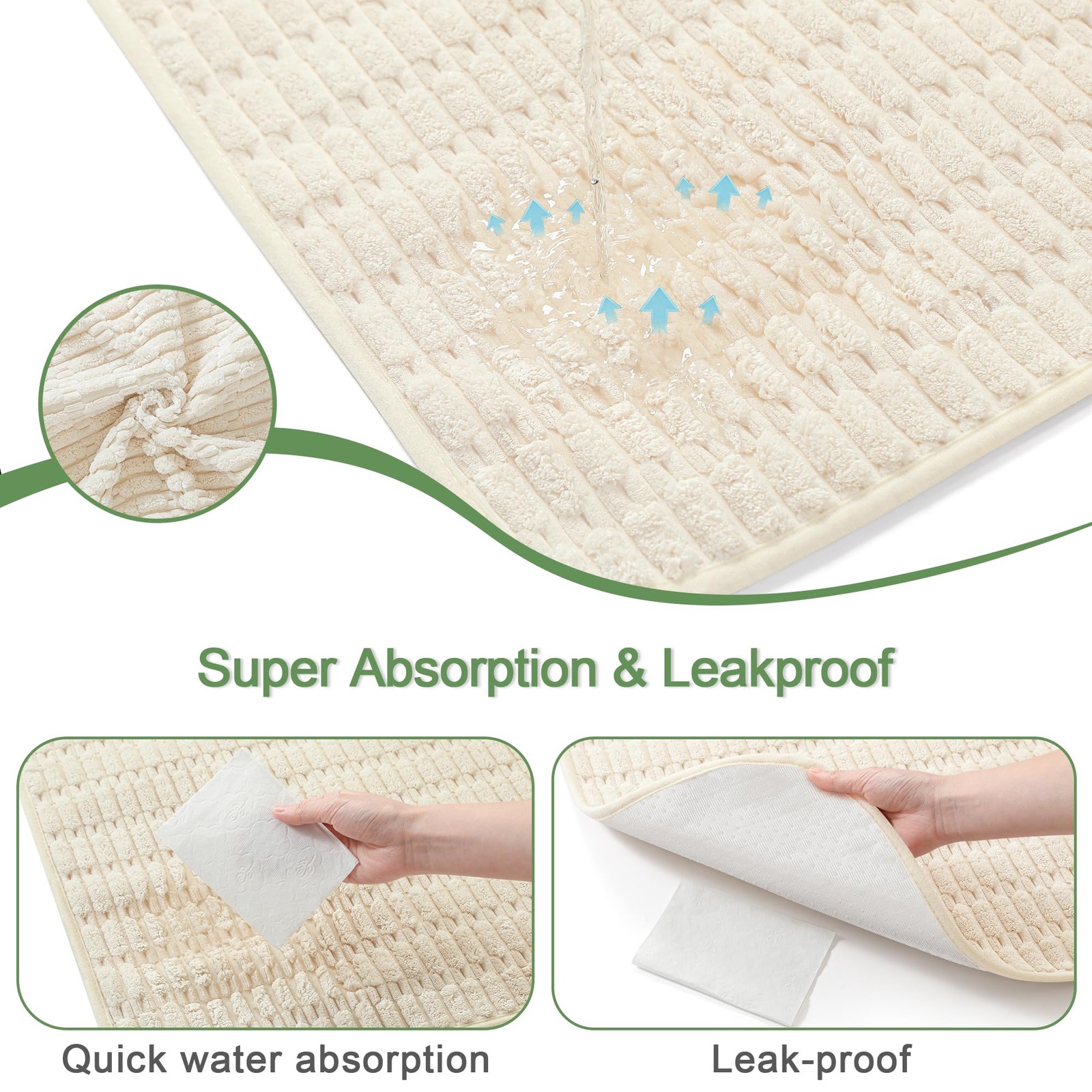 Washable Pee Pads for Dogs Reusable Puppy Pads Dog Pads Non-Slip Dog Pee Pa