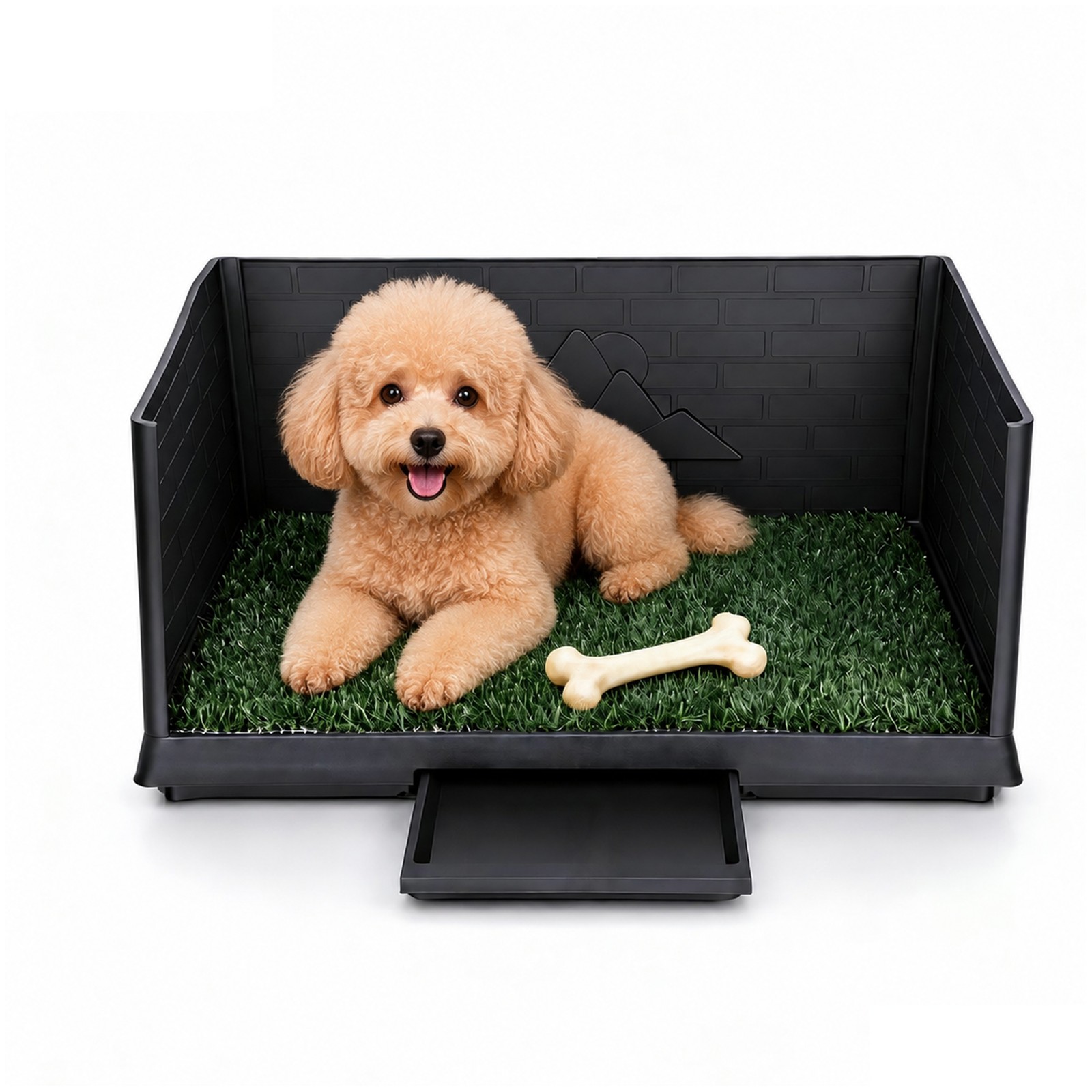 Puppy Dog Pet Potty Training Pee Pad Mat Tray Grass House Toilet W/tray Indoor