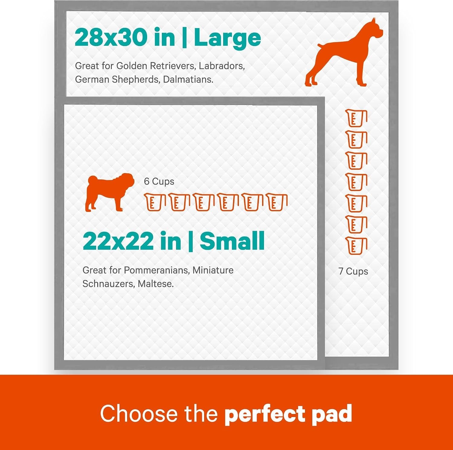Super Absorbent 6-Layer Puppy Training Pads – 100 Pack for All Life Stages
