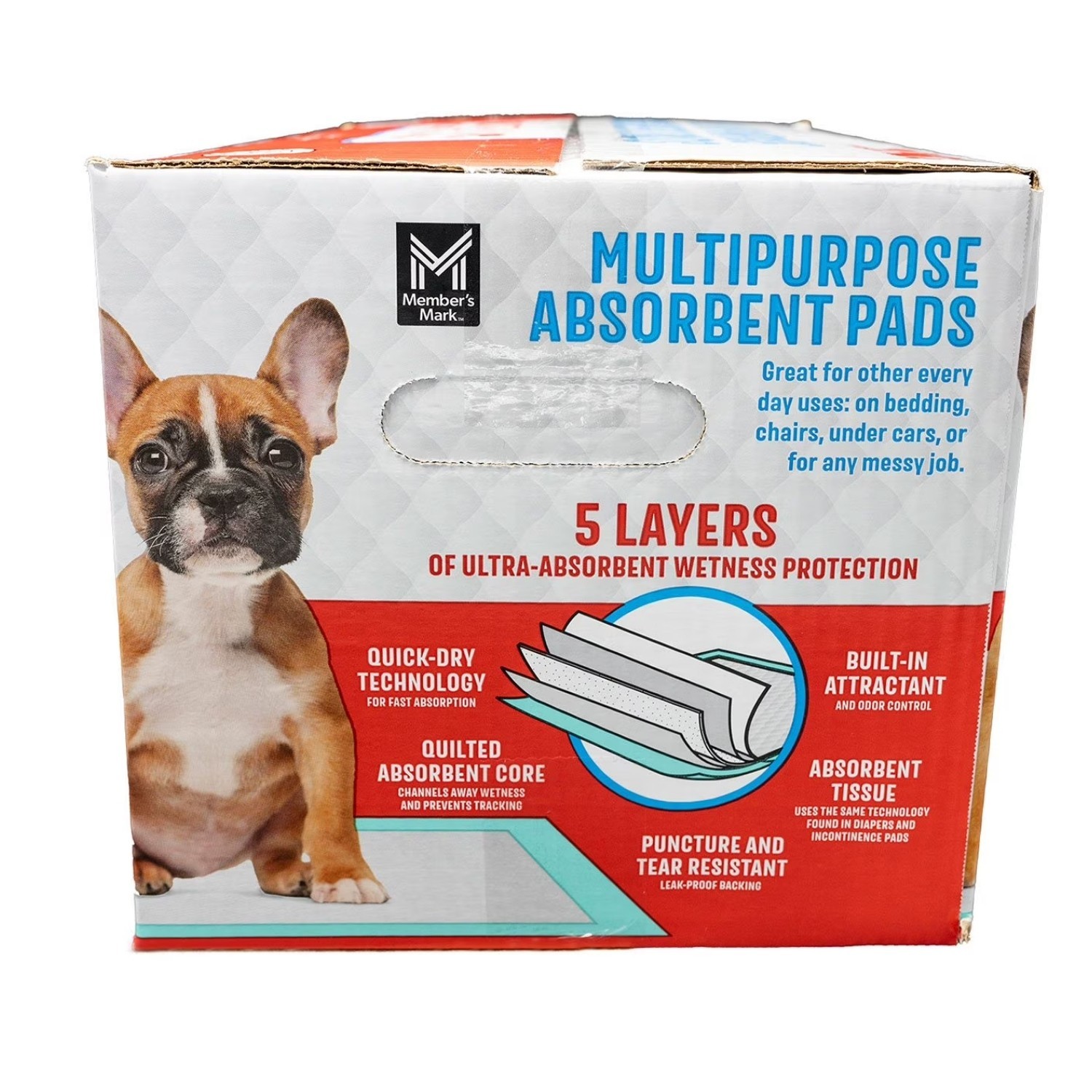 2 Pack Member’s Mark Dog Training Pads 23″x24″ 120 Ct Each Puppy Pee Pads