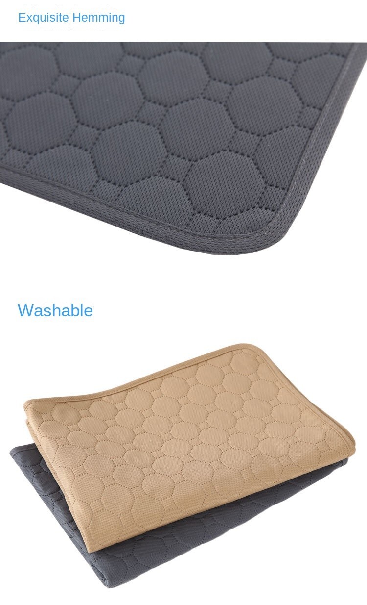 WASHABLE DOG URINE PAD WATERPROOF REUSABLE PET PEE MAT TRAINING PAD DIAPER PROTE