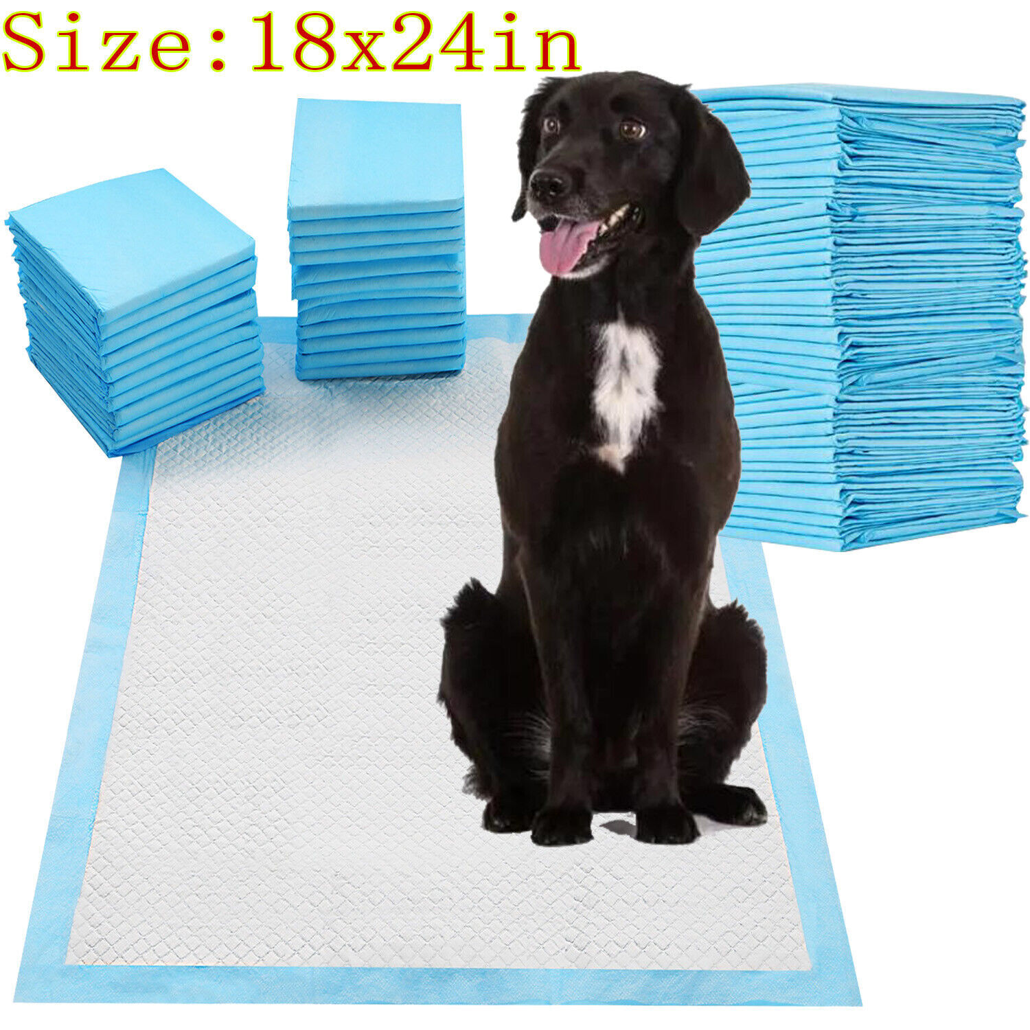 50/100/200 PCS Cat Pet Dog Puppy Training Pee Pads Underpads 18″*24″ Disposable