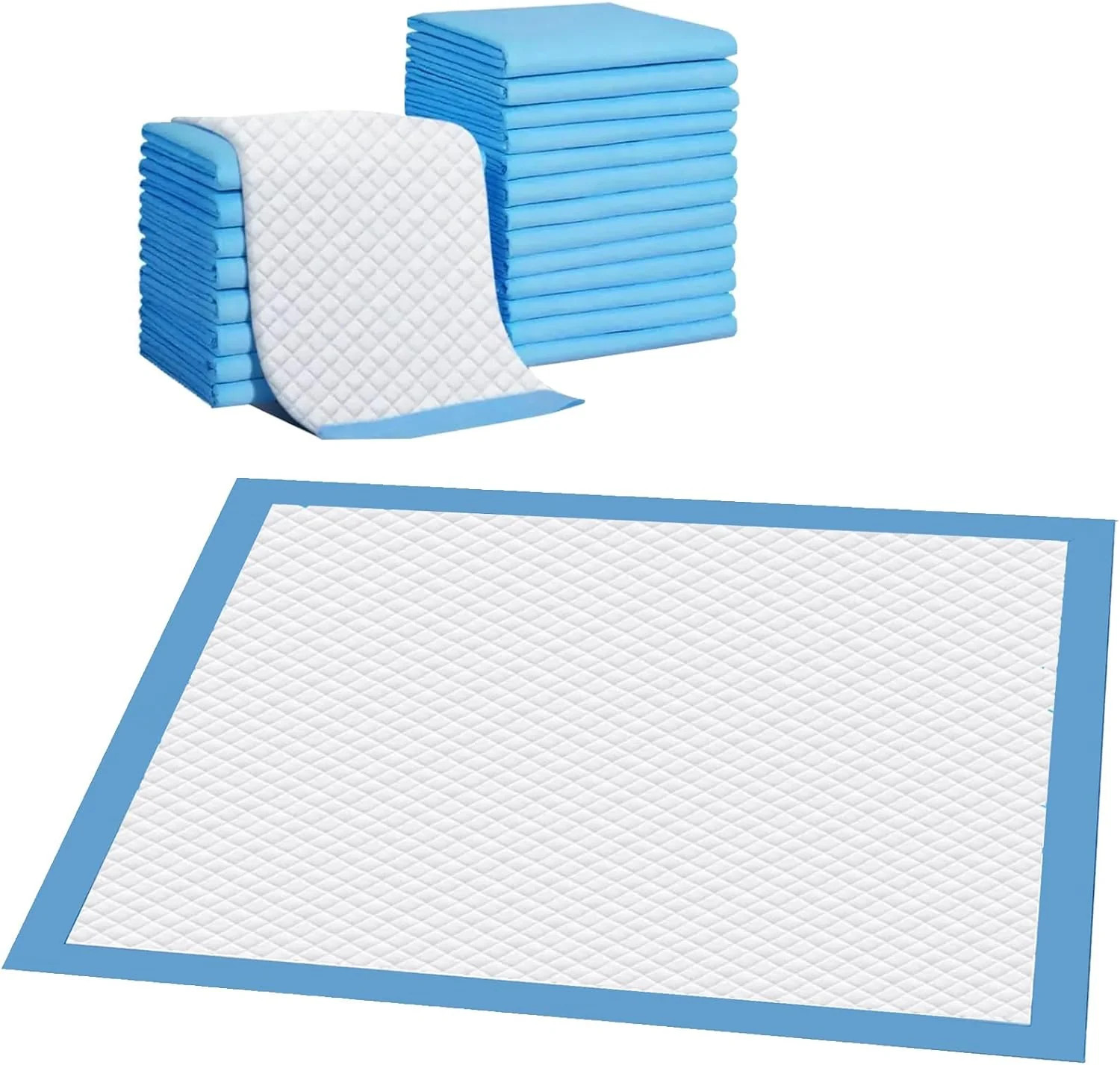 Goofypet 22″ X 22″ 100 Pcs Premium Disposable Training Pads, Dog Pee Pads, Puppy