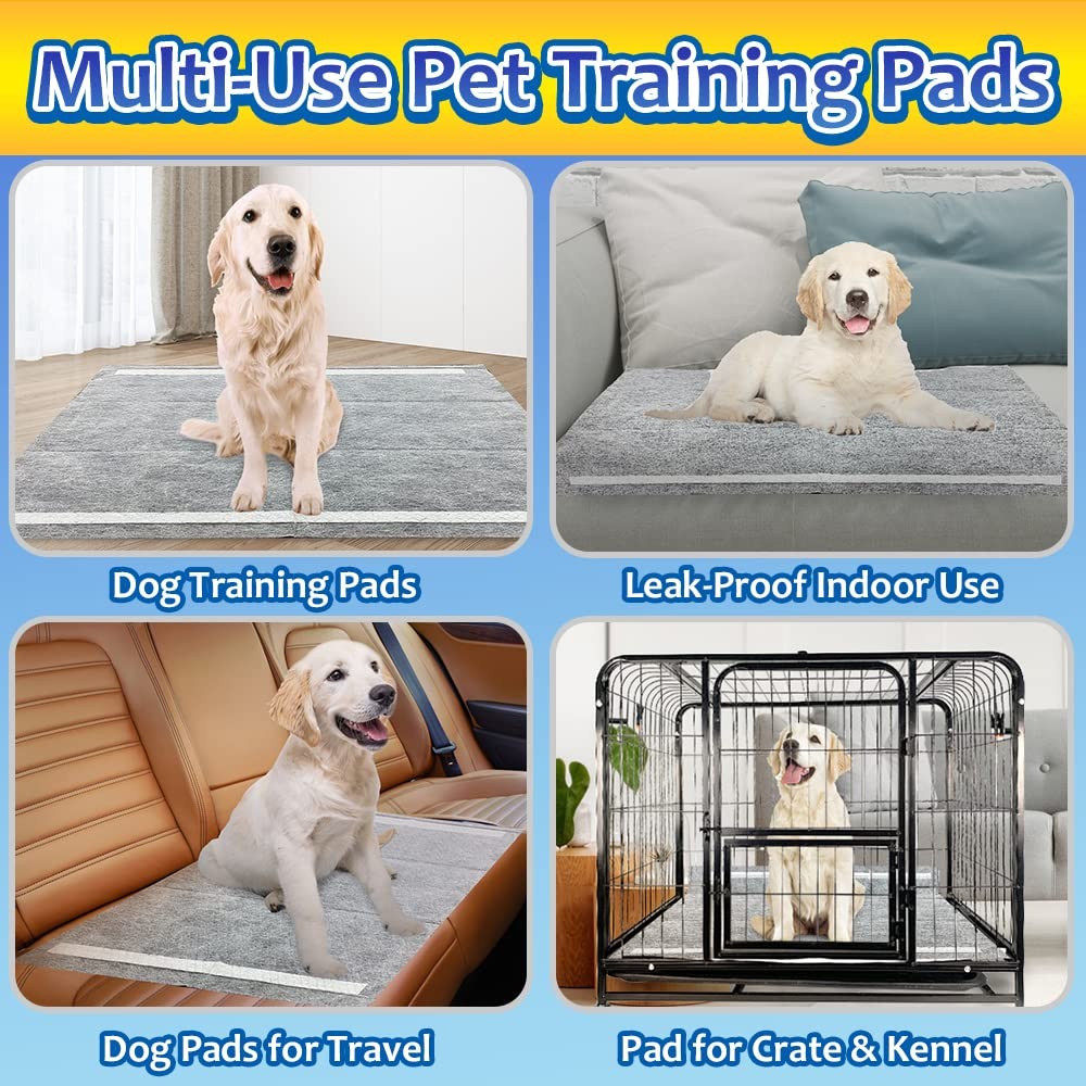 Charcoal Training Pads 100 Count 22X22 Puppy Pads for Small Dogs Activated C