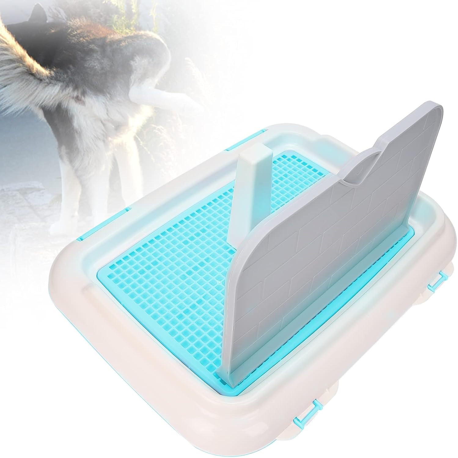 Dog Toilet Indoor Puppy Training Toilet Cat Potty Fence Indoor Dog Potty Tray Do