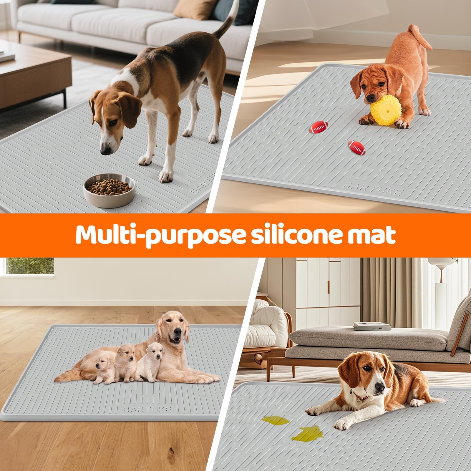 Bartuke Pee Pads 40″x28″ Reusable XL