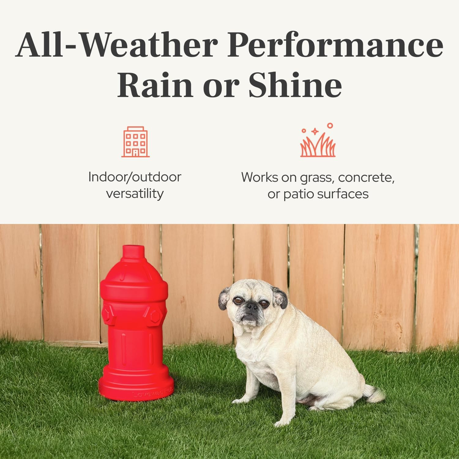 Large Dog Fire Hydrant 8X14 for Potty Training – Indoor Outdoor Male Dog Pee Tra