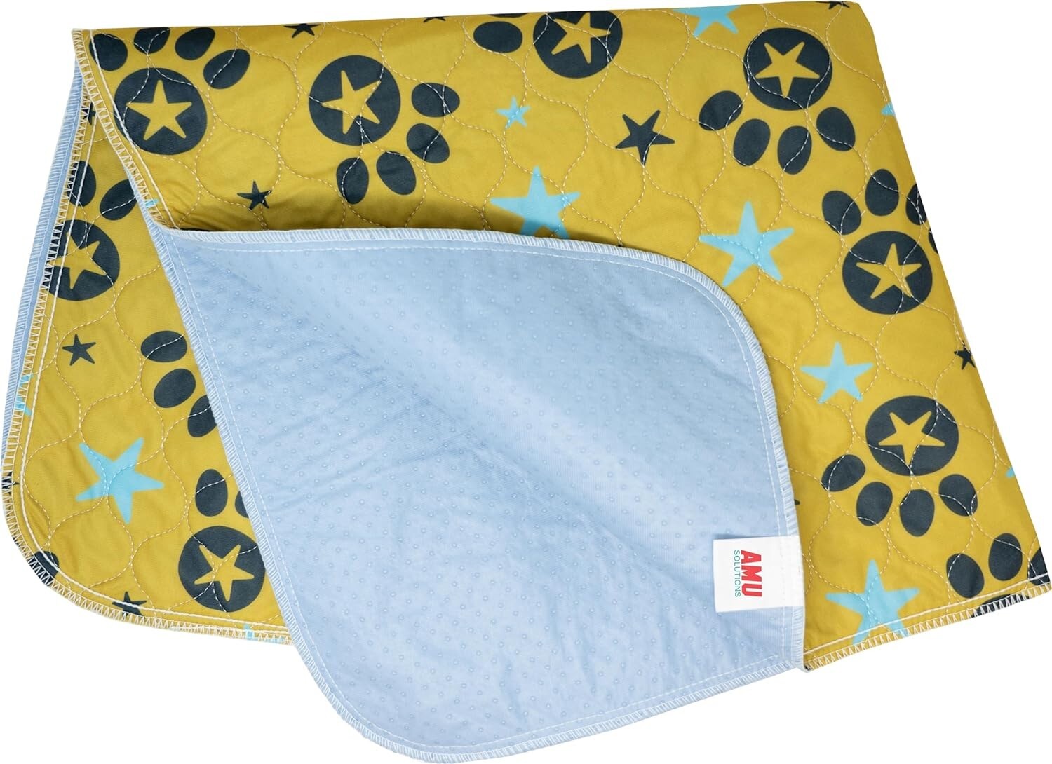 Washable Pee Pads for Dogs Training Pads – Yellow Star Prints