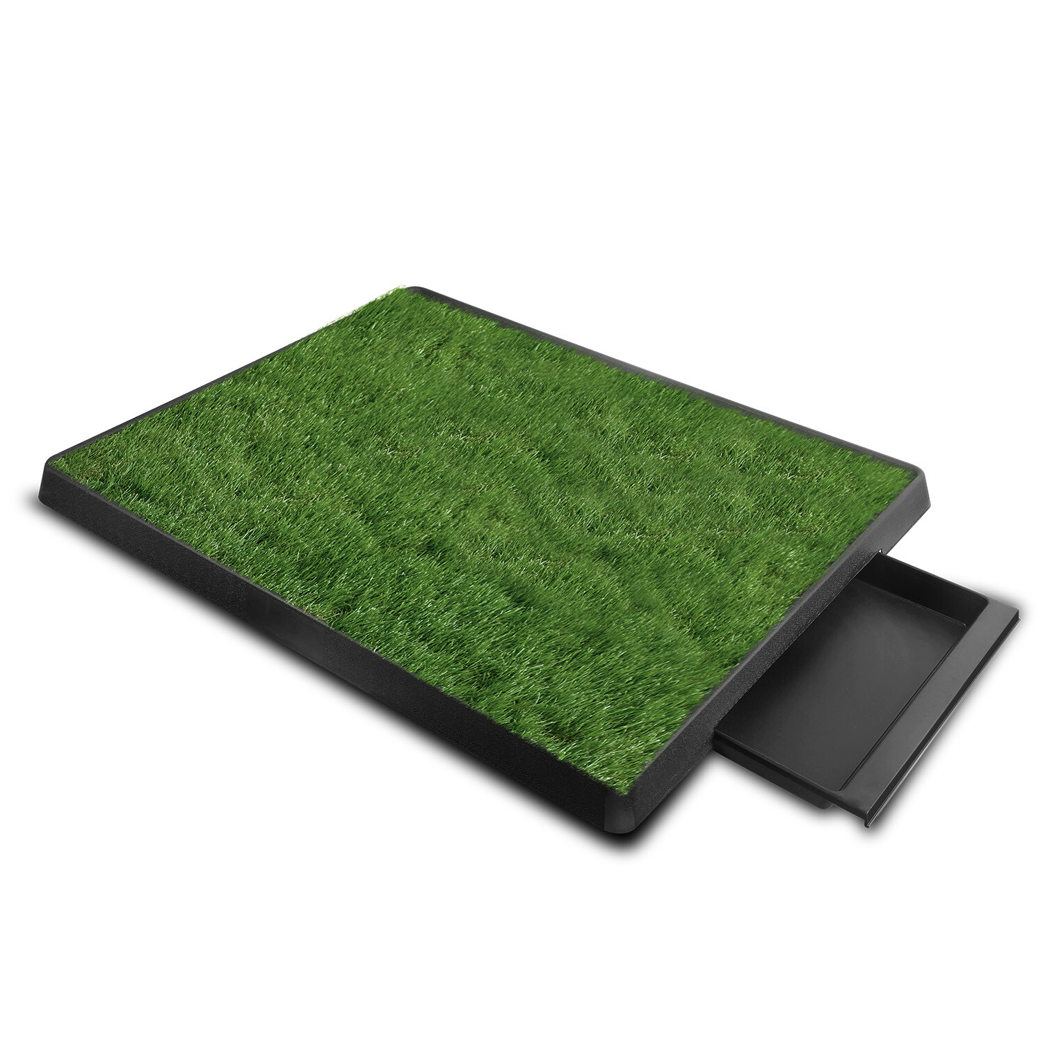 Dog Puppy Pee Training Potty Tray Artificial Grass Pad Lawn Turf Indoor/Outdoor