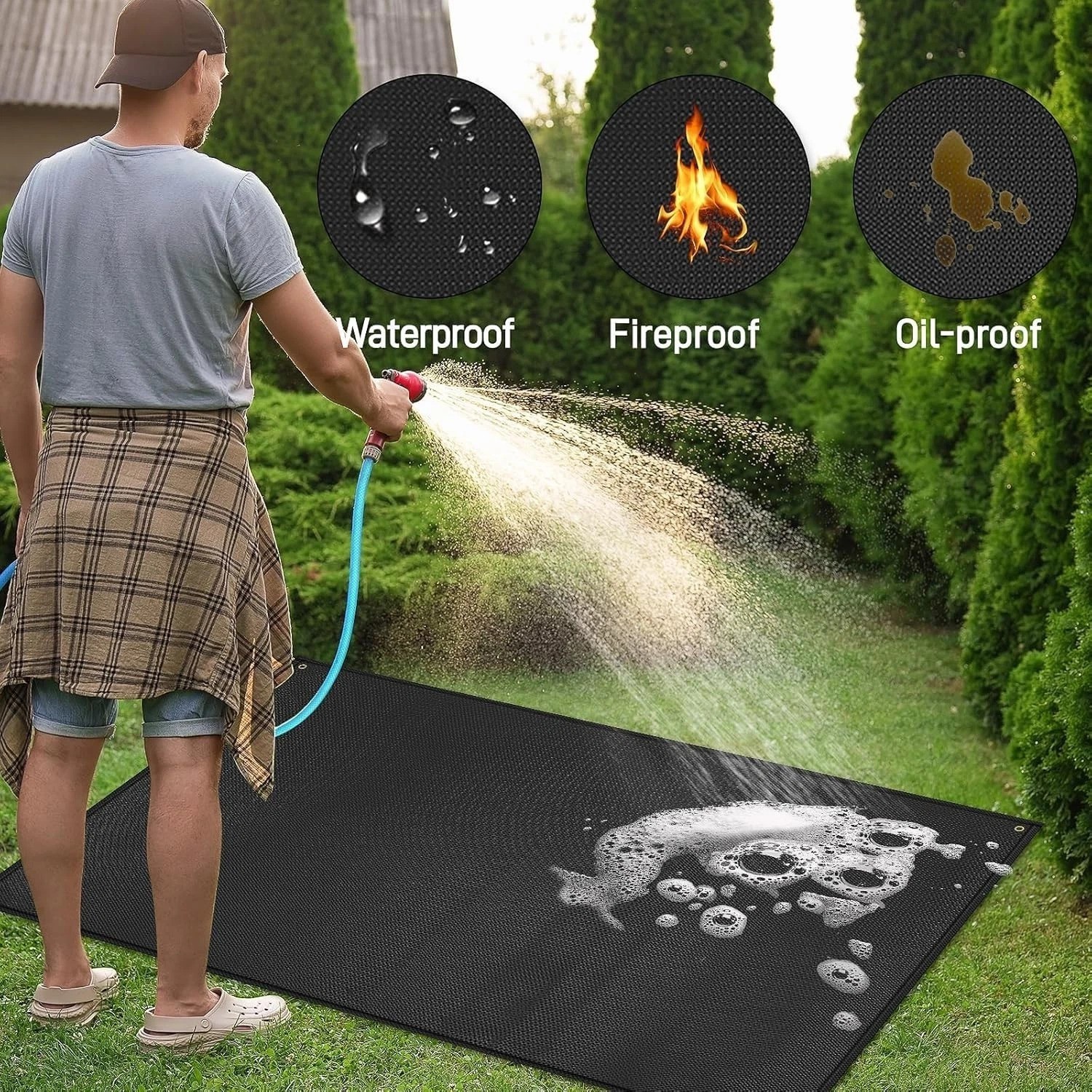 Artificial Grass, 47.3″x31.5″ Professional Dog Grass Mat, Potty Training Rug …