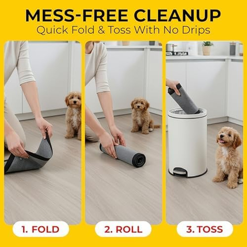 Glad for Pets Activated Carbon Disposable Dog Training Pads, 50 Count, 4-Pk