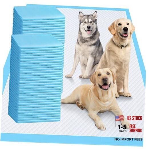 XXXXL 36″x36″ Thicken Heavy Absorbency Dog Pad Blue 30 Counts 4XL 36″x36″