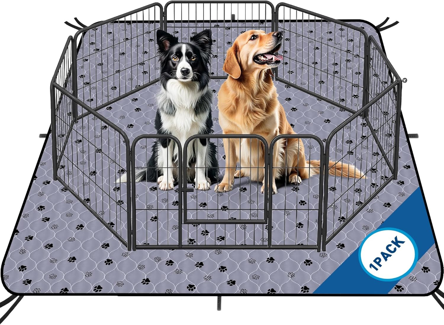 Washable Dog Pee Pads Extra Large 72”X80” Instant Absorb Training Pads, Non-Sl