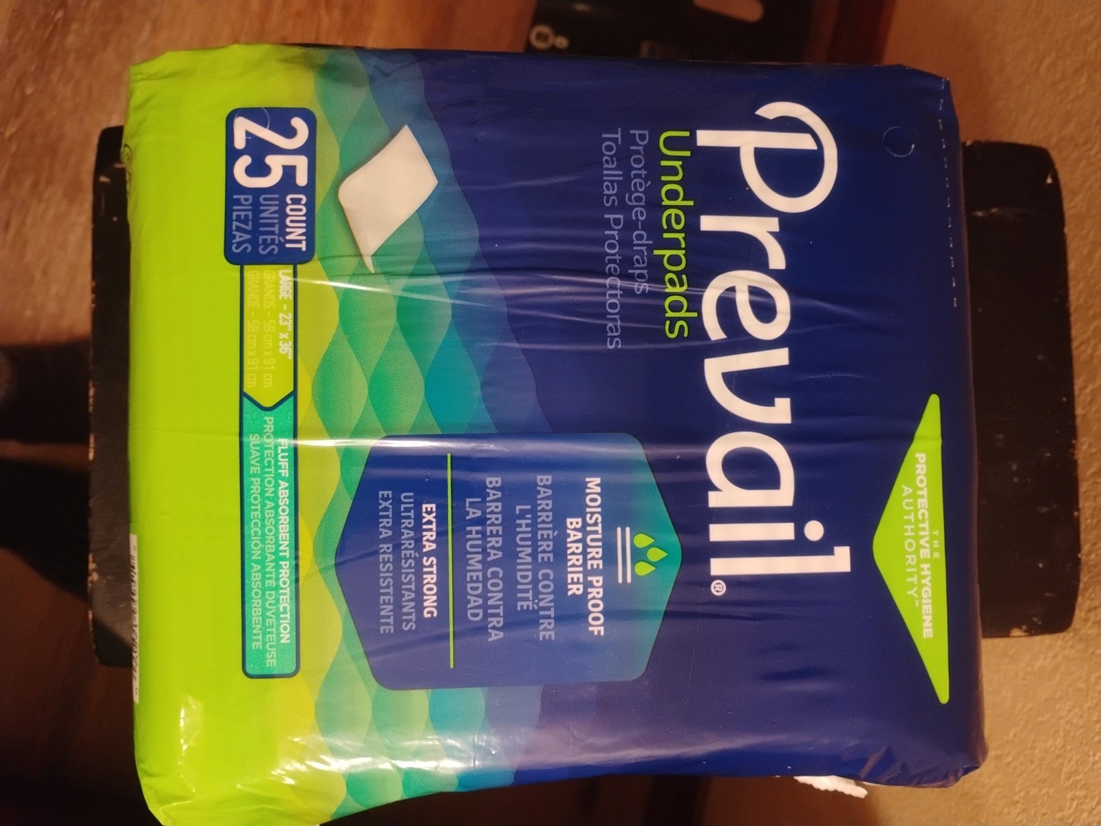Prevail Disposable Large Underpads 25 Count 23″x36″ea NEW SEALED READ