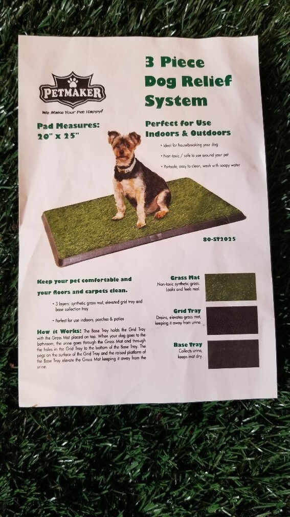 Petmaker 3 Piece Dog Relief System Large 20”x25”- NEW