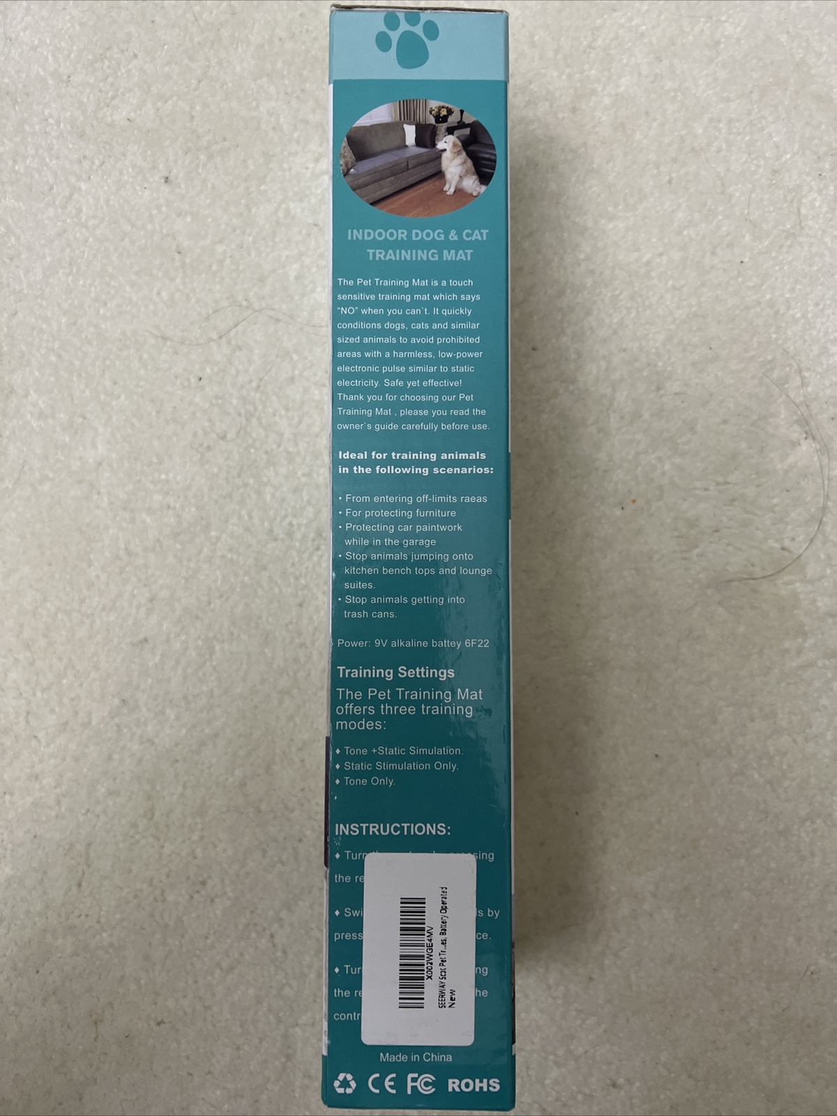 Scat Pet Shock Mat Indoor Upgraded Safe Shock Training Pads for Dogs and Cats…