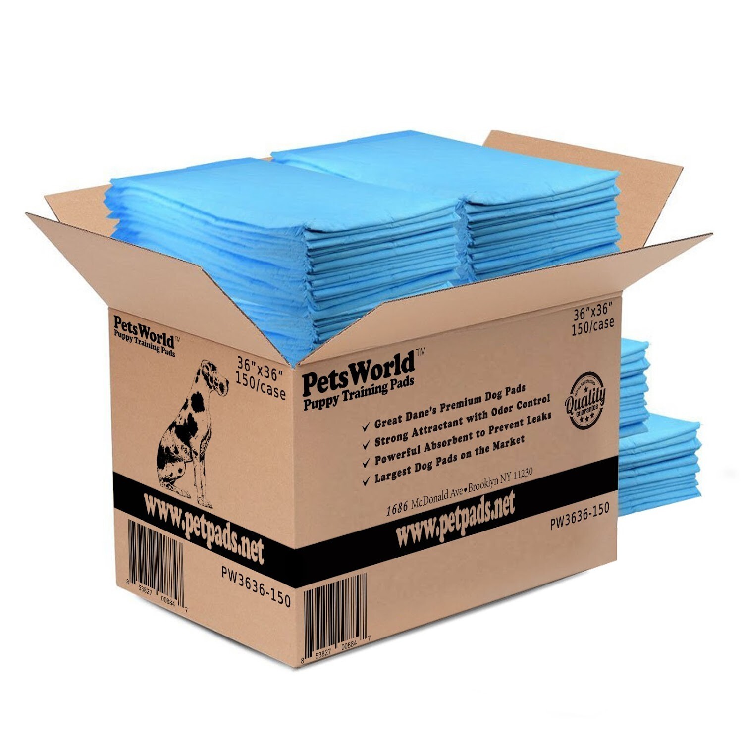 Gigantic Dog Training & Potty Pads (36×36 inch) 150 Ct