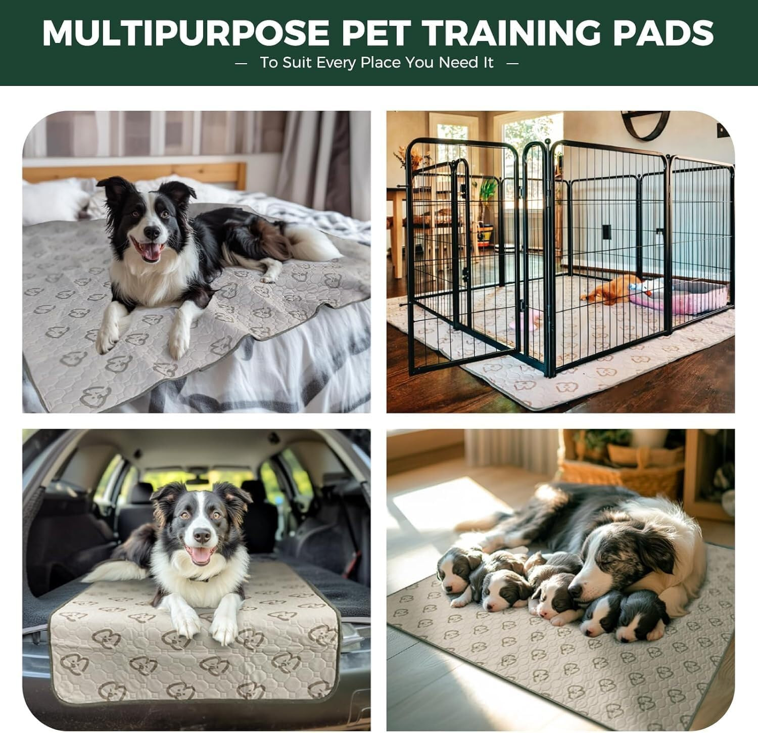 Washable Pee Pads for Dogs, Puppy Pads with Super Absorbent, Specifically Design