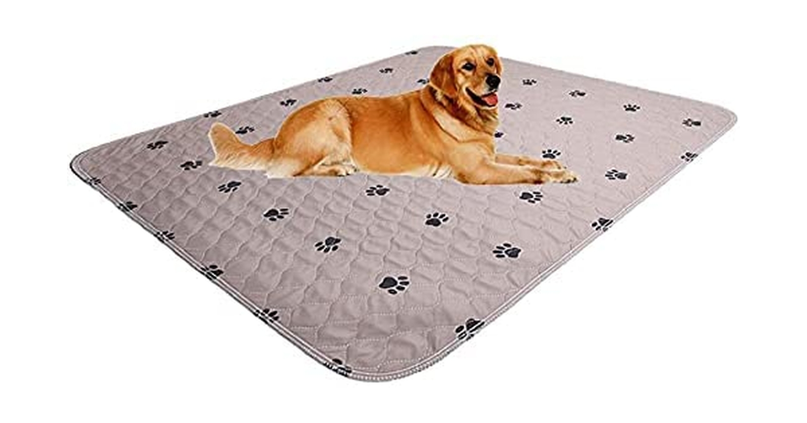 Washable Dog Pee Pads with Puppy Grooming Gloves,Puppy Pads,Reusable Pet Trai…