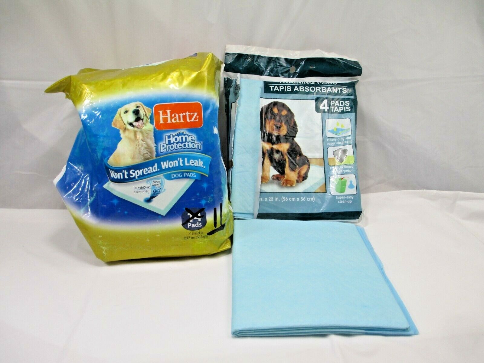 PUPPY TRAINING PADS 16 count OPEN BOX NEVER USED (SEE DETAILS IN LISTING )