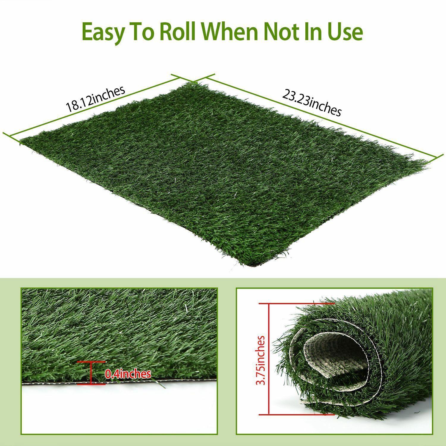 Puppy Dog Pets Potty Indoor Training Pee Pad Mat Tray Dogs Grass House Toilet US