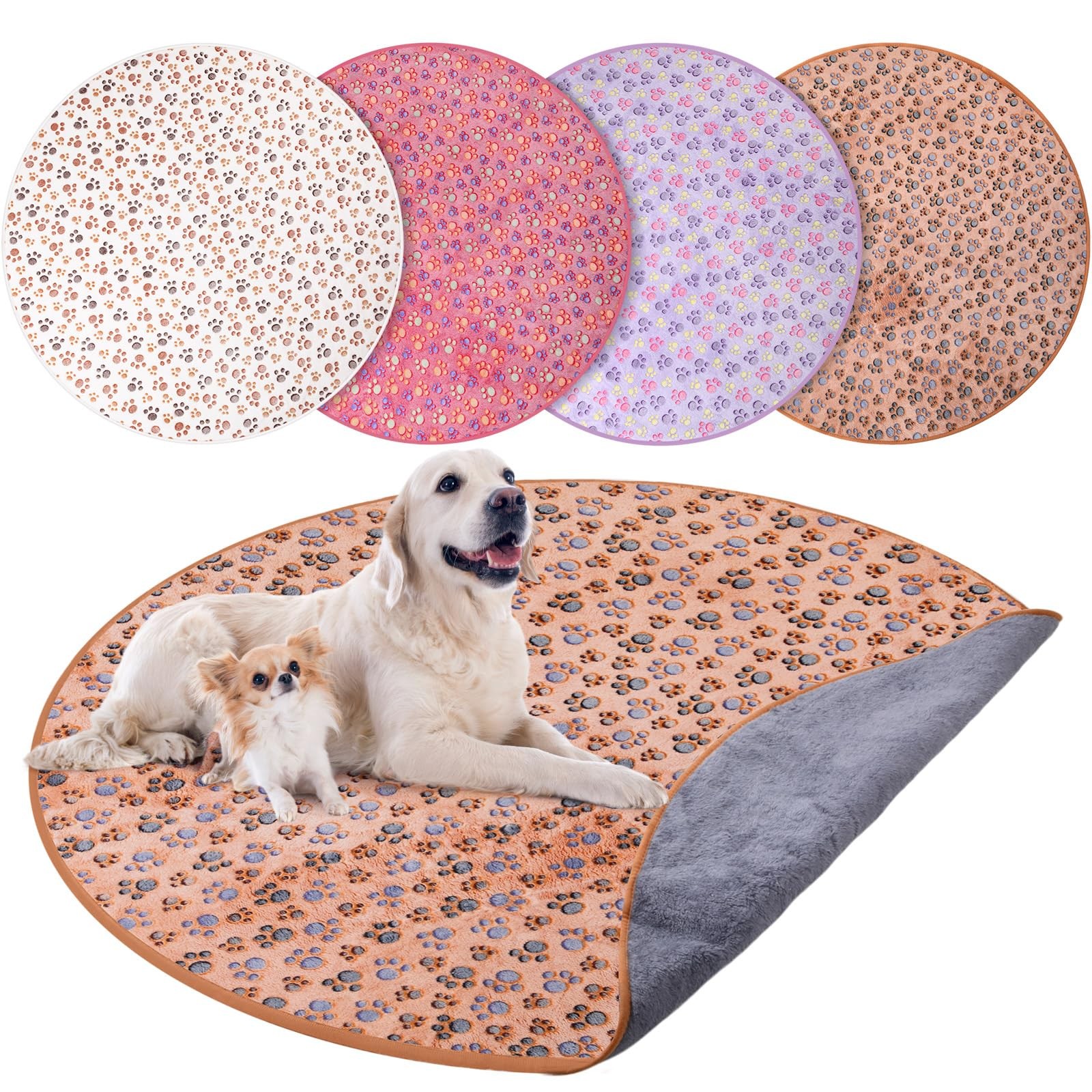 4 Pack Washable Whelping Pad Whelping Supplies Absorbent Reusable Puppy Train…
