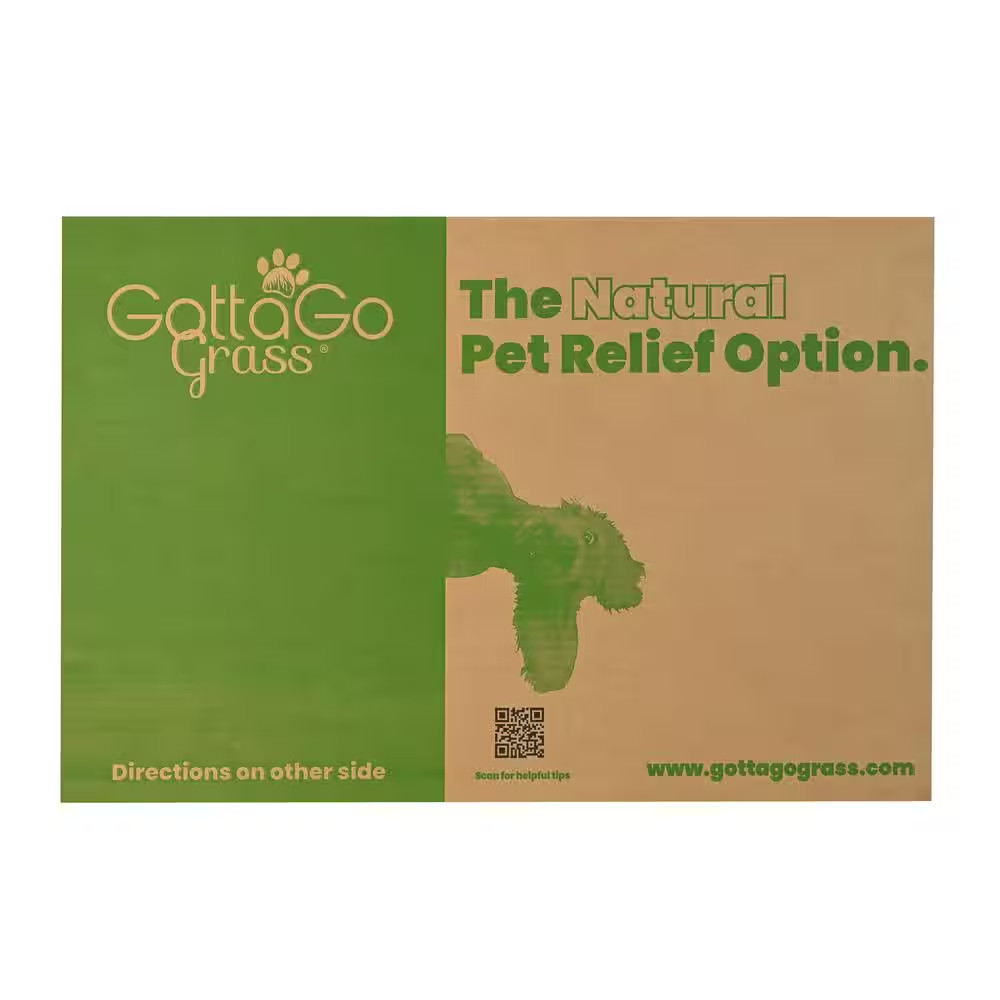 Gotta Go Grass Potty Pad Refill 2-Pack plus Treat