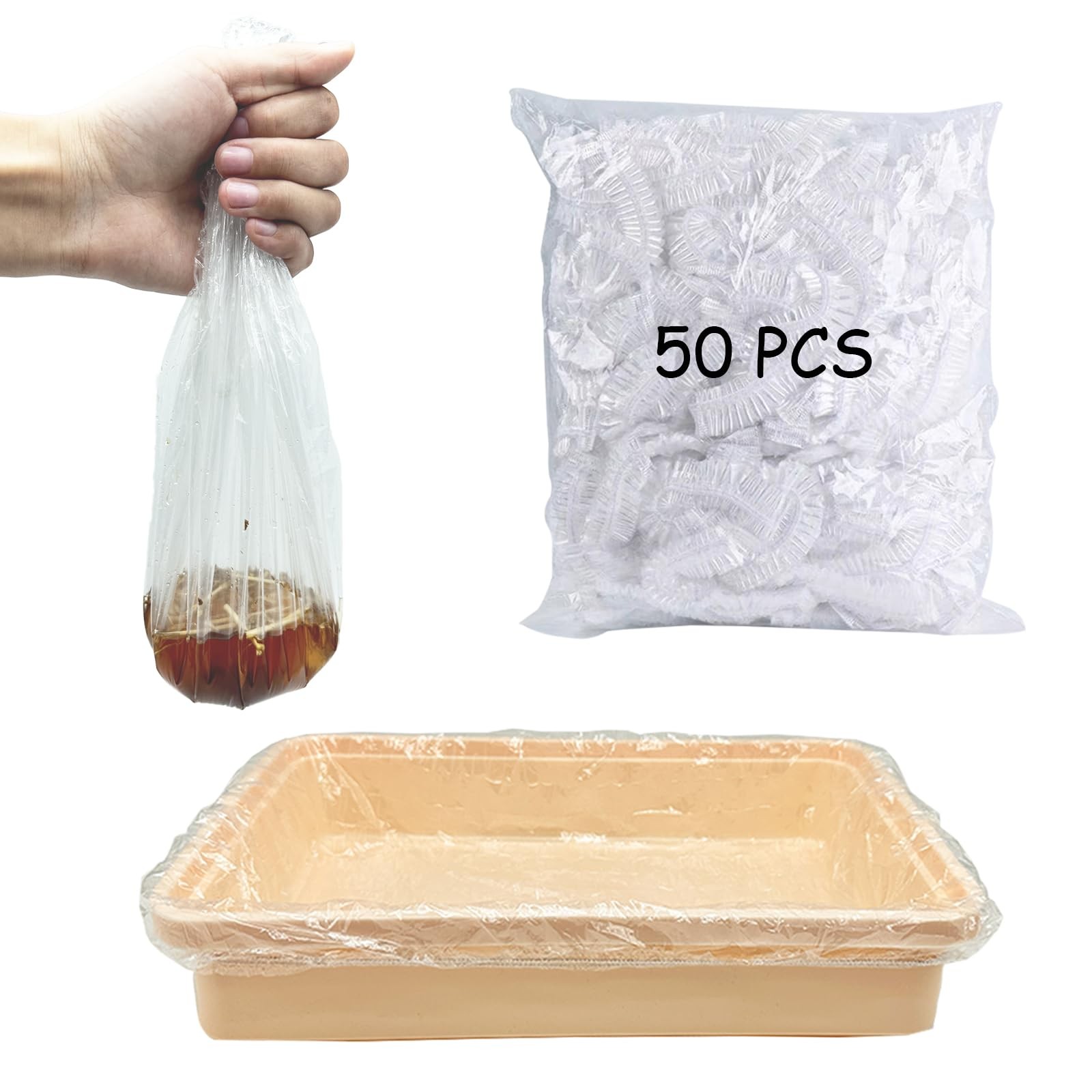 WEWAYKGJ Disposable Plastic Rabbit Cage Liner Guinea Pig Litter Box Small