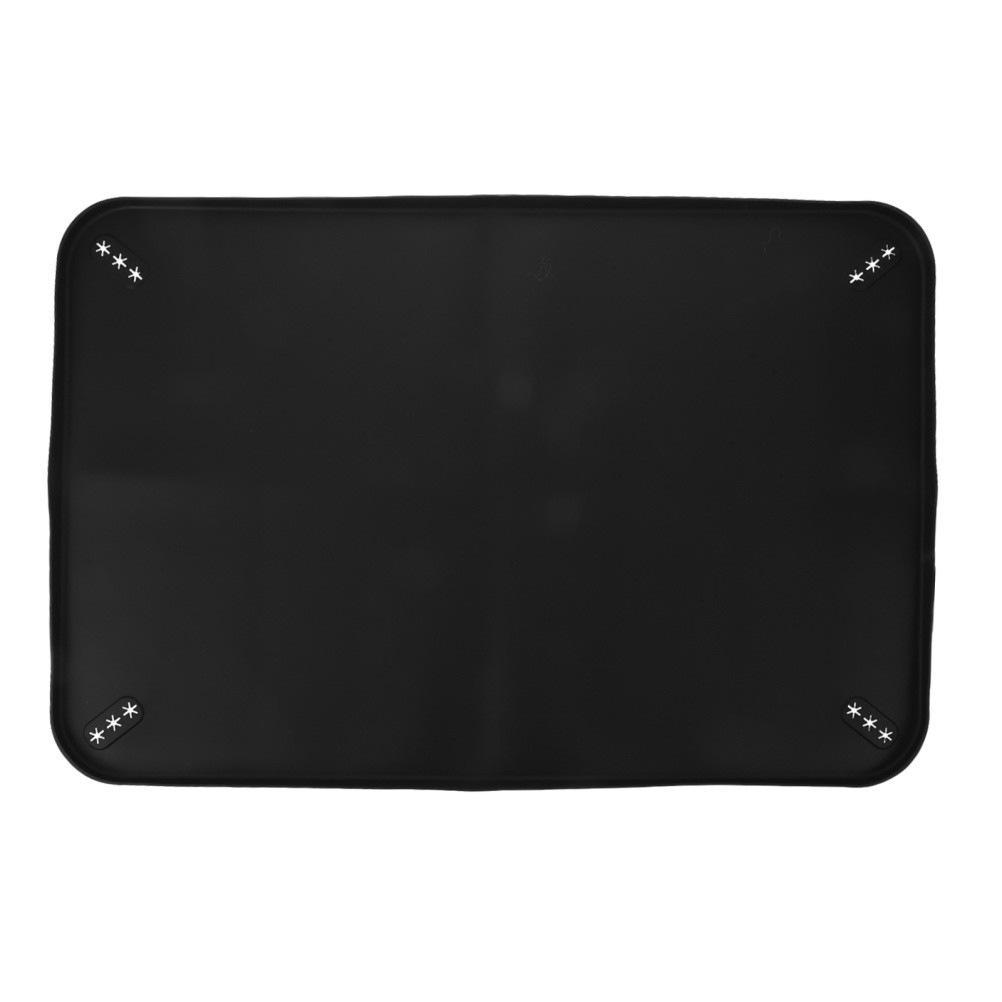Durable Black Silicone Pet Pad Holder Tray for Reusable Puppy Pee Pad Training