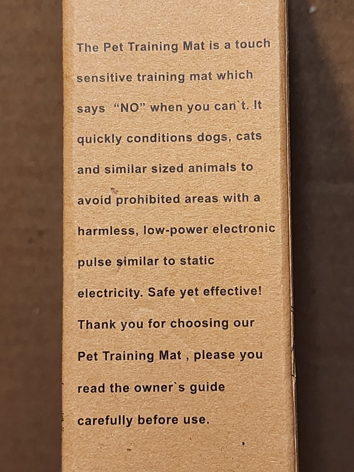 Pet Training Mat Indoor Dog & Cat mat Deterrent 20″ X 48″ 3-Training Modes 3-Lev