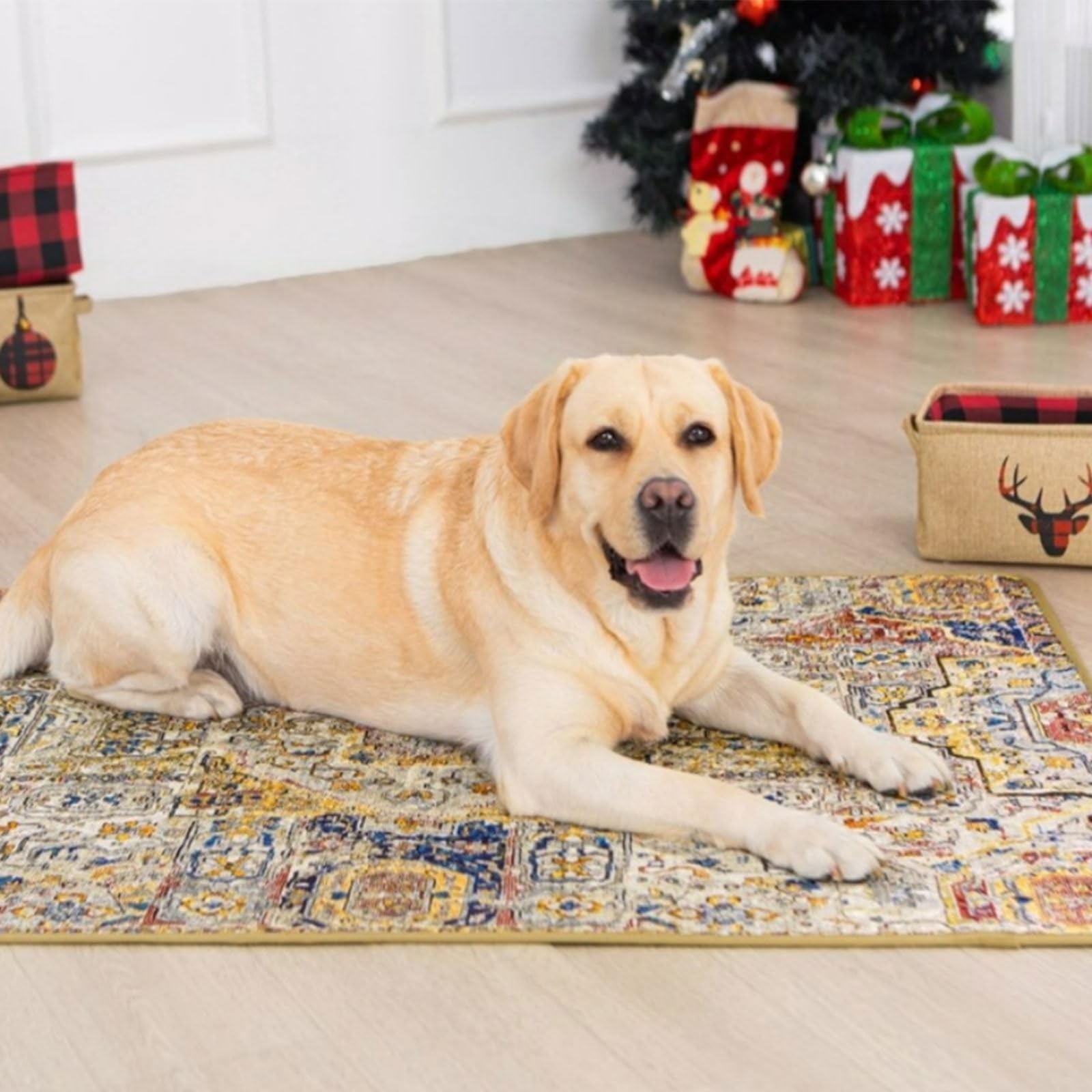 Washable Pee Pad for Dog – 35″x47″ Bohemian 1-Pack 35×47, Style