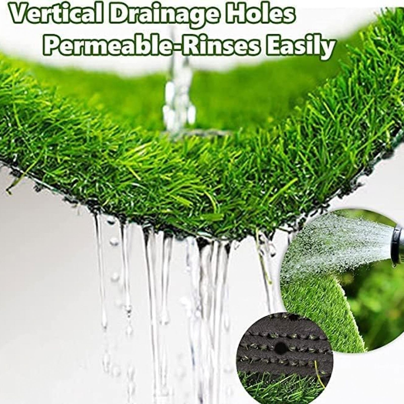 Dog Grass Pad 51.2×31.5In – Artificial Grass Pee Pad for Puppy Potty Training