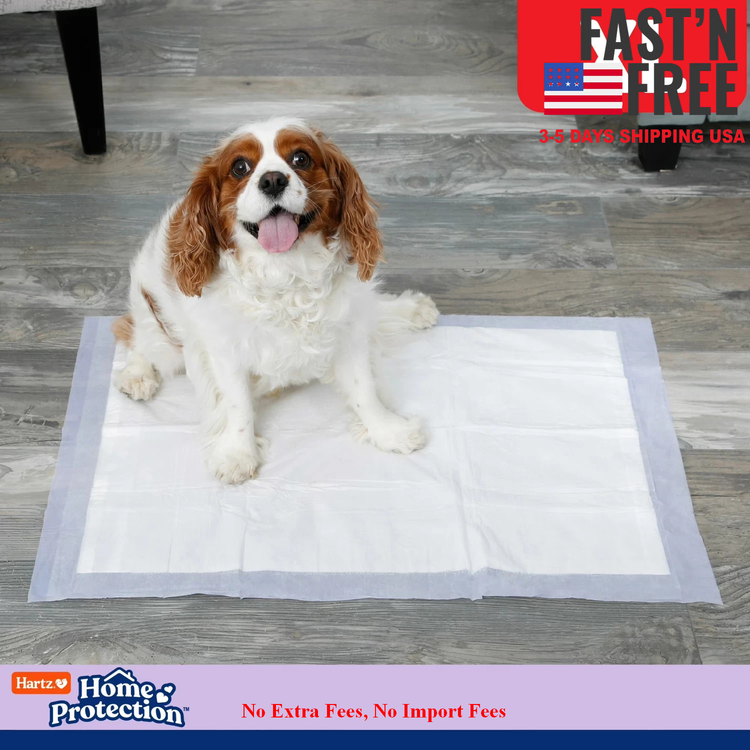 2 Pack Hartz Dog Pads XL 30×21 30Ct Lavender Odor Control Leak Proof Training