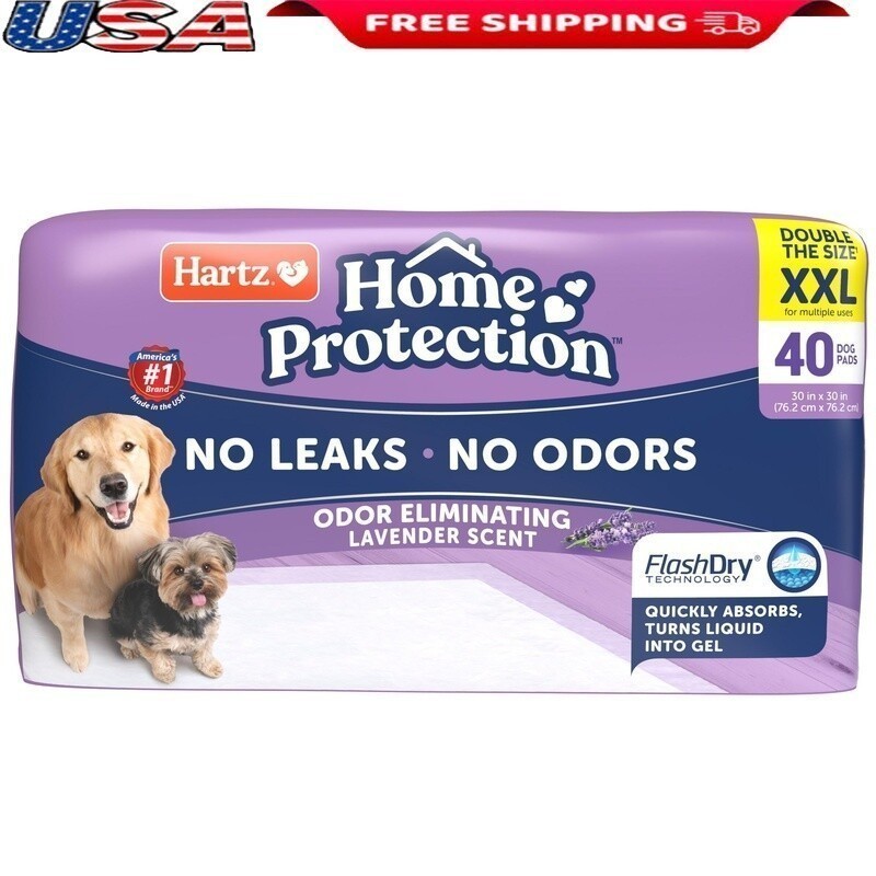 Odor Eliminating Lavender Dog Pads XXL Absorbent Disposable Leak Proof 40ct New