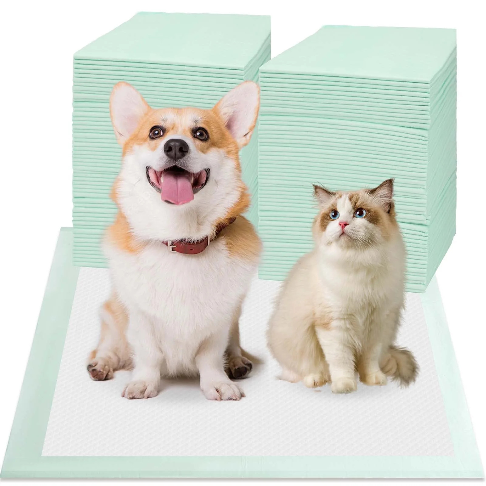 Puppy Pads 80-Count XL Disposable Dog Training Pee Pads 24X24 Inch Heavy Absorbe
