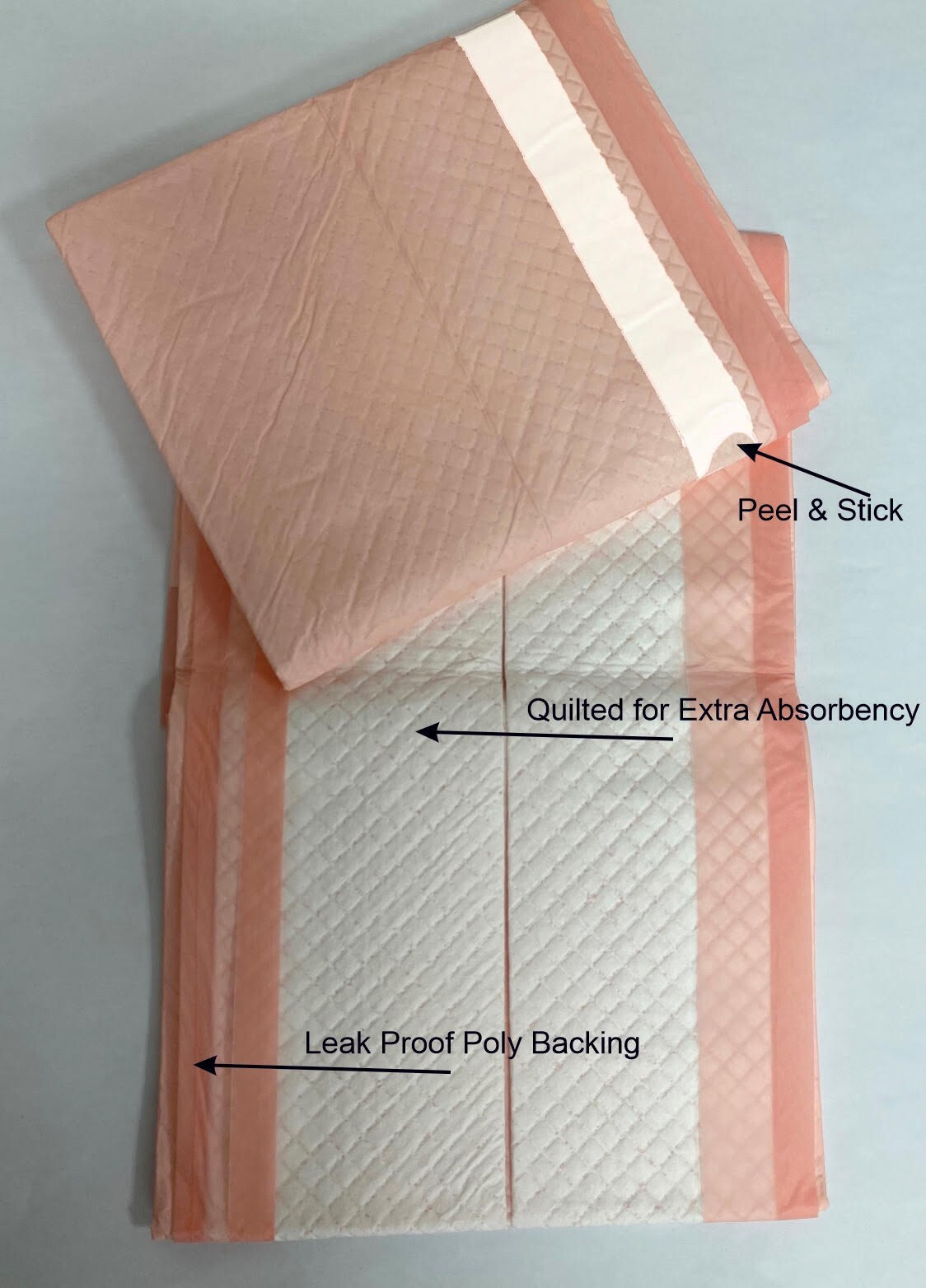 60ct 30×30″ 6-Layer Quilted Puppy Pads PRO Super Absorb SAP Gel/Sticky Strips