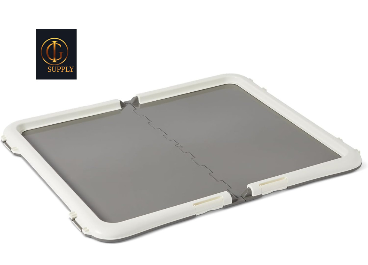 Dog Training Pad Holder with Secured Latches, Non-Slip Base 28 x 34 in, Large