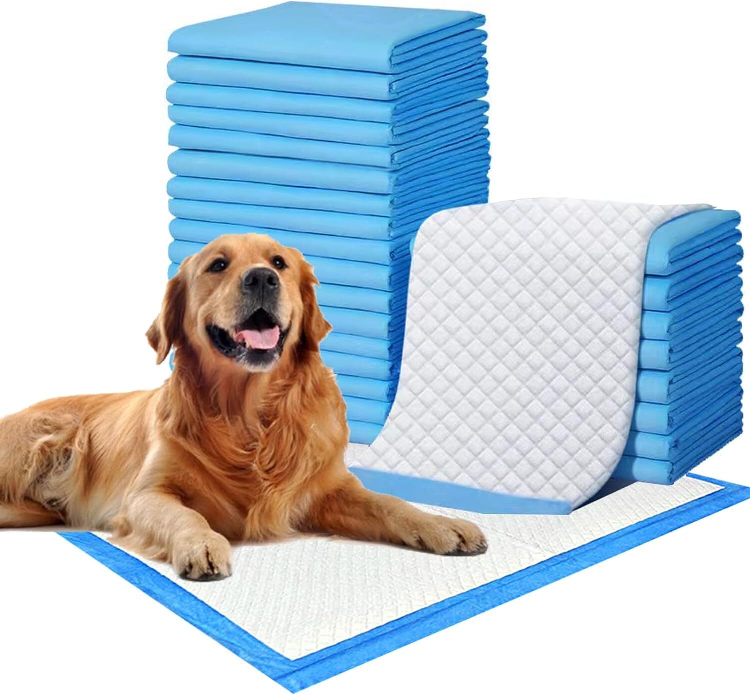 Dog and Puppy Training Pads, Pee Potty Pads with Leak-Proof and Super Absorbent
