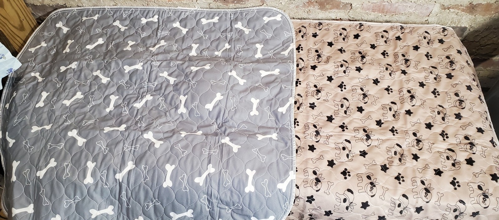 Dog Puppy Pee Pad Reusable Washable Training Mat Waterproof 2 Pack 31.5*27.6in