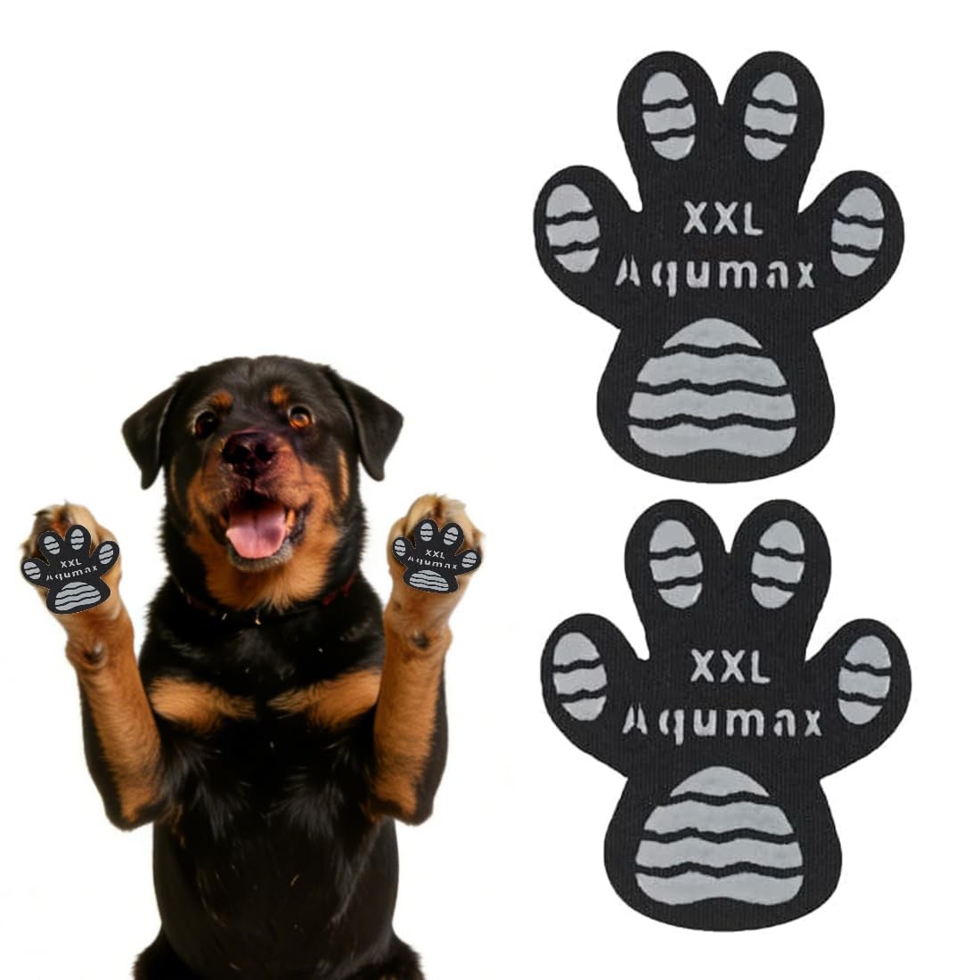 Aqumax Dog Paw Protector XXL Black 24 pads