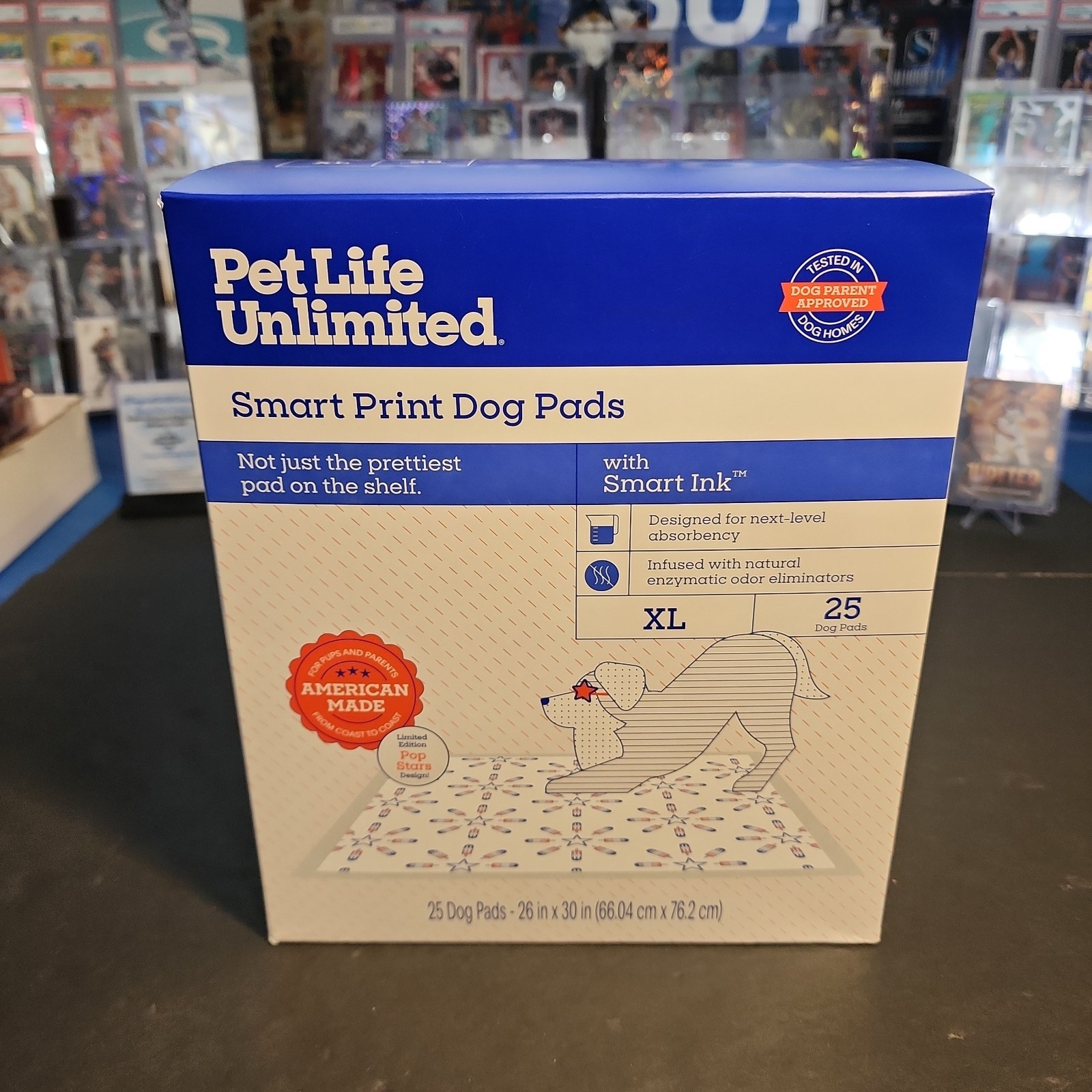 4Th of July Smart Print Dog Pads, XL, 25Ct