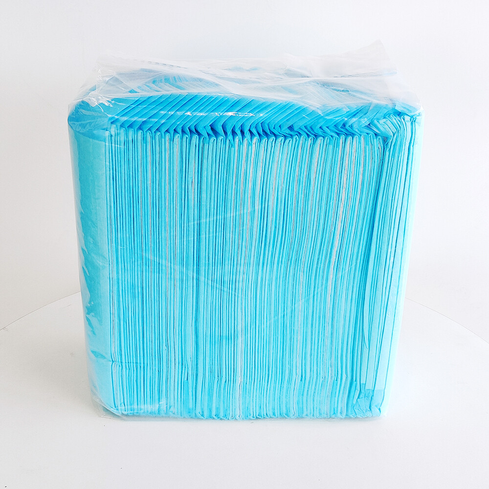 50 Pieces 5 Layers High Quality Dog Pee Pads with Sticker Leak-Proof Quick-Dry