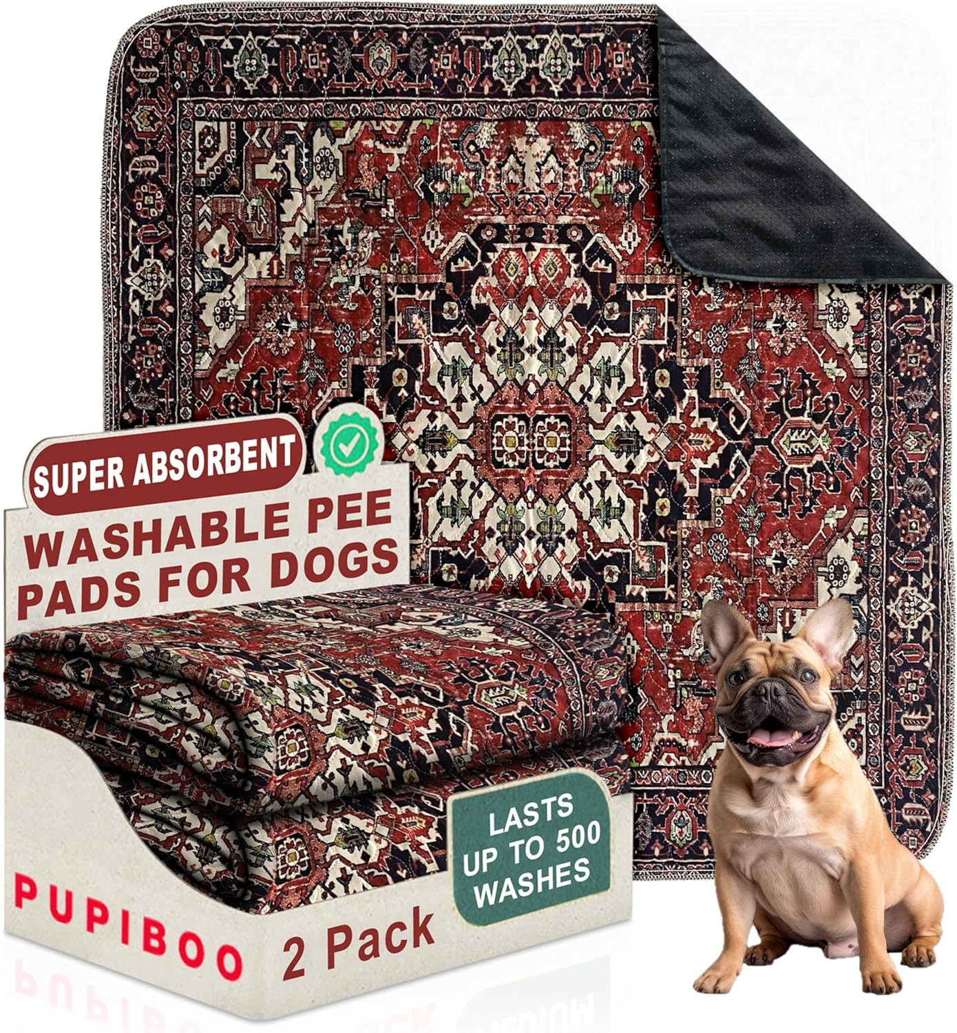 Washable Pee Pads for Dogs and Cats – Super Absorbent Reusable Puppy Training Pa