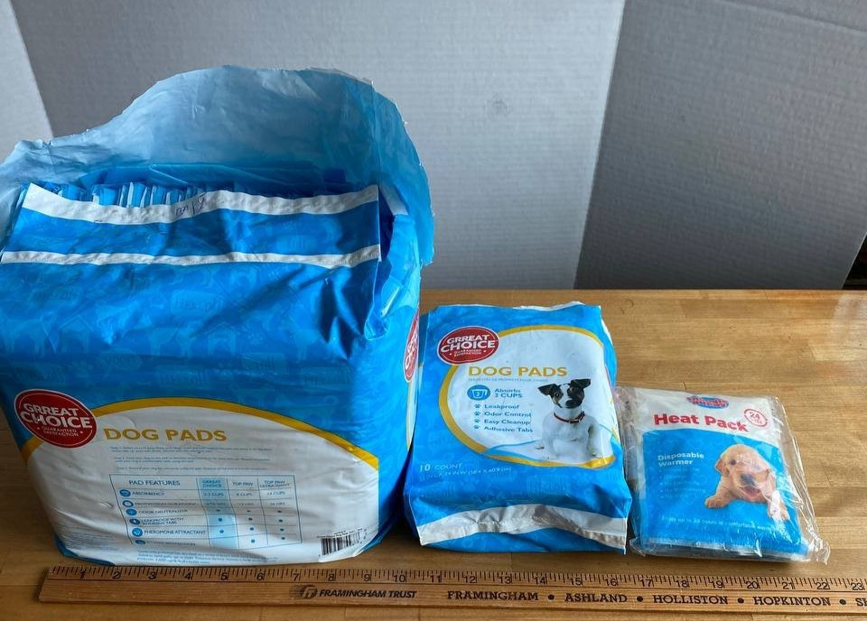 Grreat Ghioce Dog Pads 23 in L x 24 in W Pads for Puppy Training Indoor Outdoor