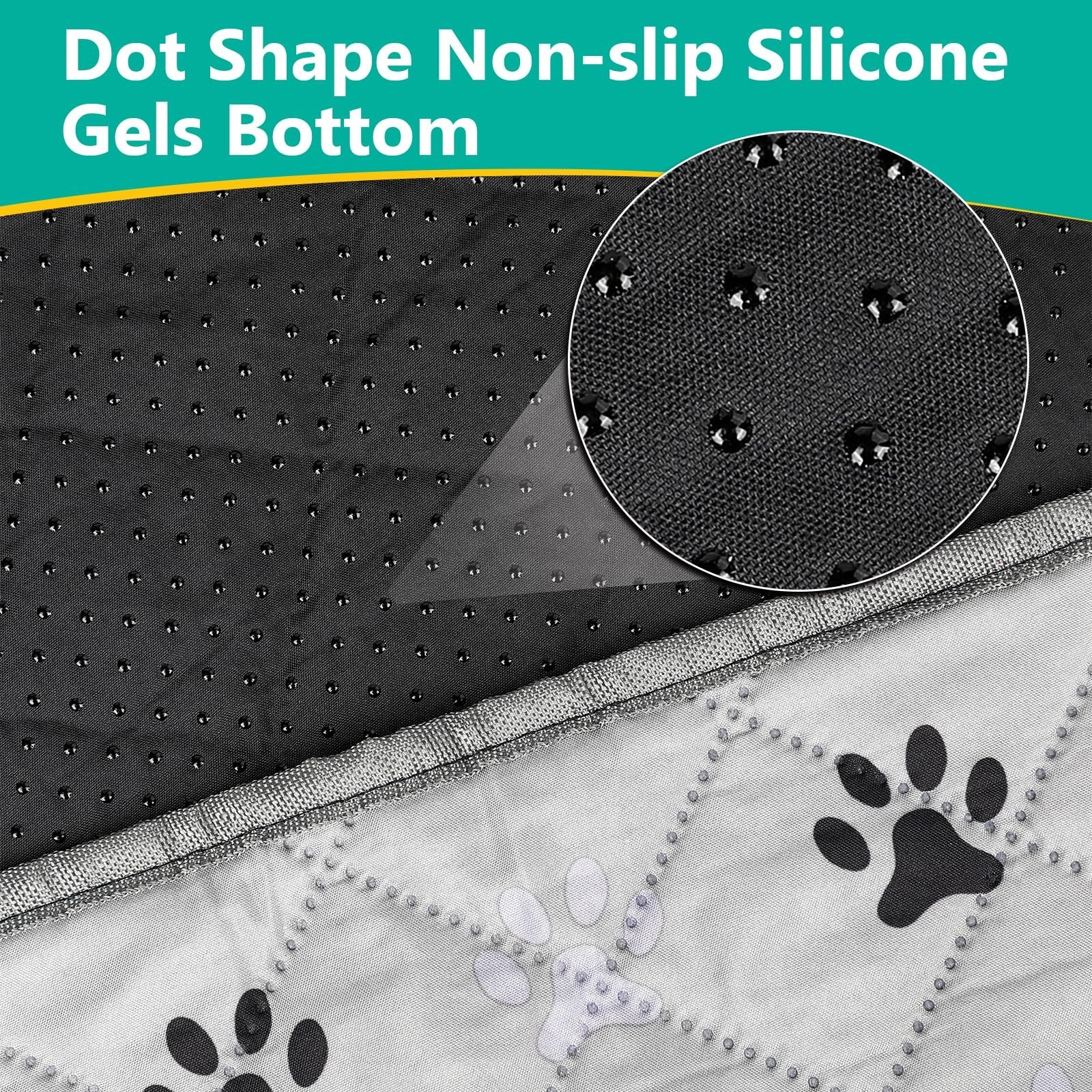 Extra Large Washable Dog Pee Pads 72″x72″ – Super Absorbent Non-Slip Waterproof,