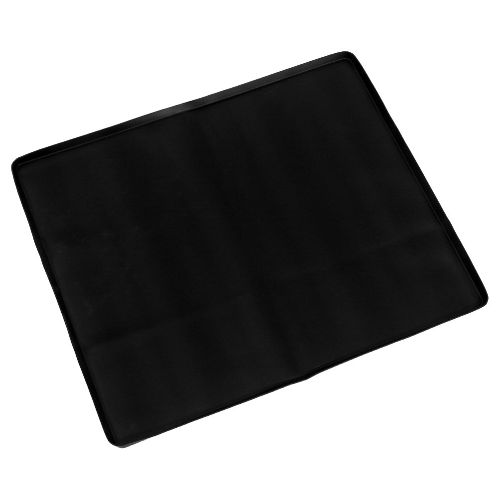 Leak Proof Silicone Puppy Pad Holder Tray for Dog Potty Training Black