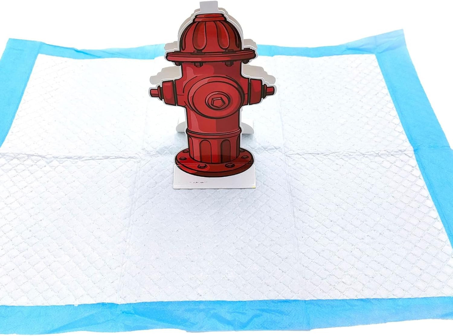 Dog Pee Pad,10Pack Dog Pee Pad Trainer Paper Fire Hydrant Shaped Pet Diaper Pad