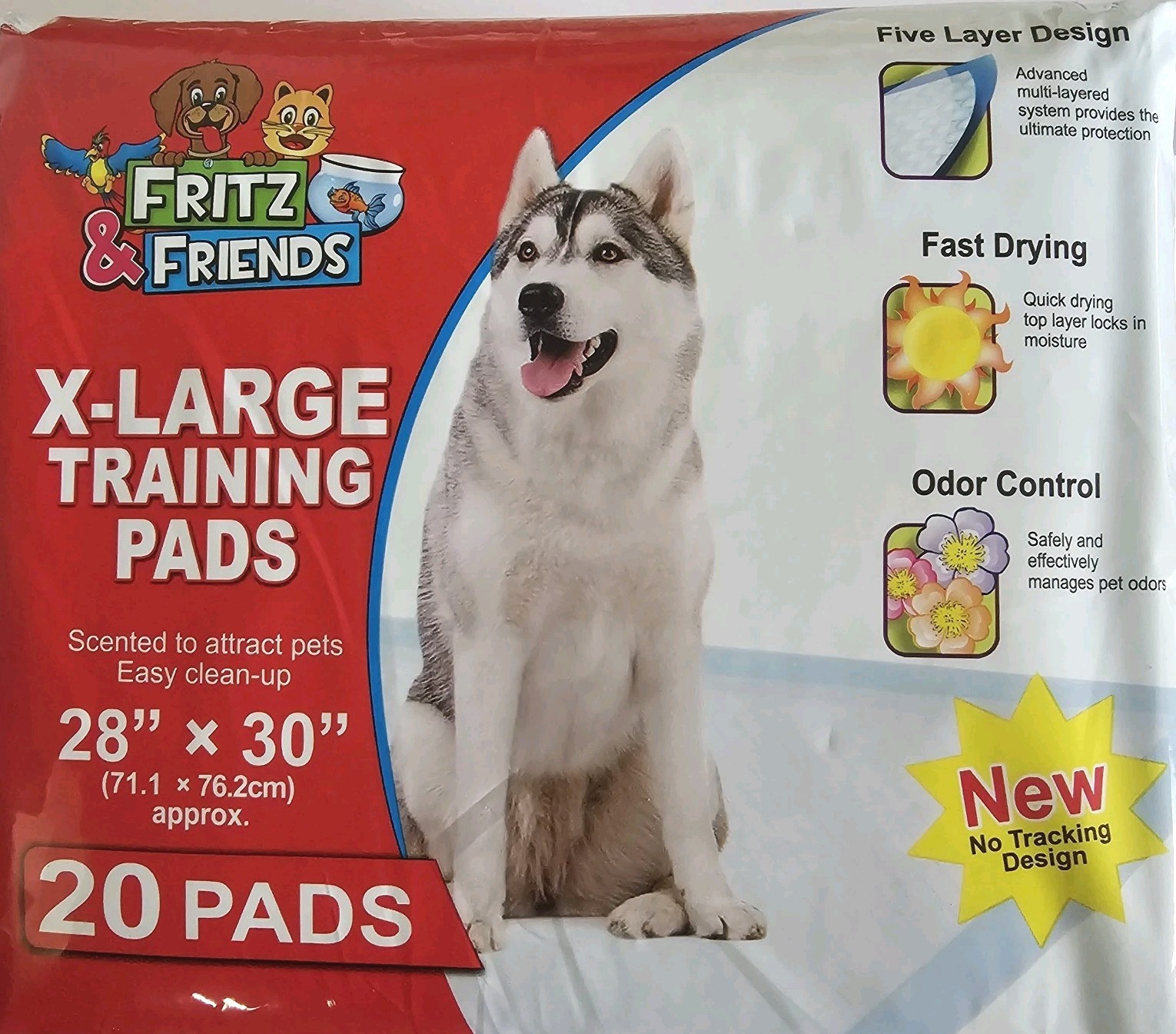 XL 20 ct Puppy Training Pads Wee Wee Underpads Floor Protection Litter Pan Liner